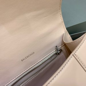 balenciaga hourglass small handbag in beige for women womens bags 9in23cm 9988