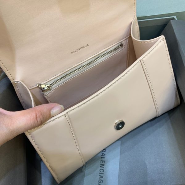 3 balenciaga hourglass small handbag in beige for women womens bags 9in23cm 9988