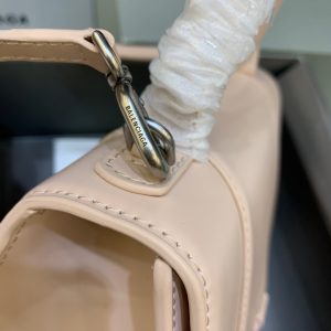 7 balenciaga hourglass small handbag in beige for women womens bags 9in23cm 9988