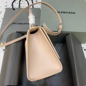 9 balenciaga hourglass small handbag in beige for women womens bags 9in23cm 9988