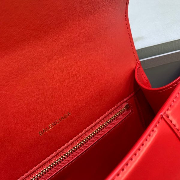 5 balenciaga hourglass small handbag in bright red for women womens bags 9in23cm 5935461qj4m6406 9988