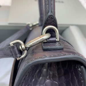 7 balenciaga hourglass small handbag in dark grey for women womens bags 9in23cm 5935462107u1309 9988
