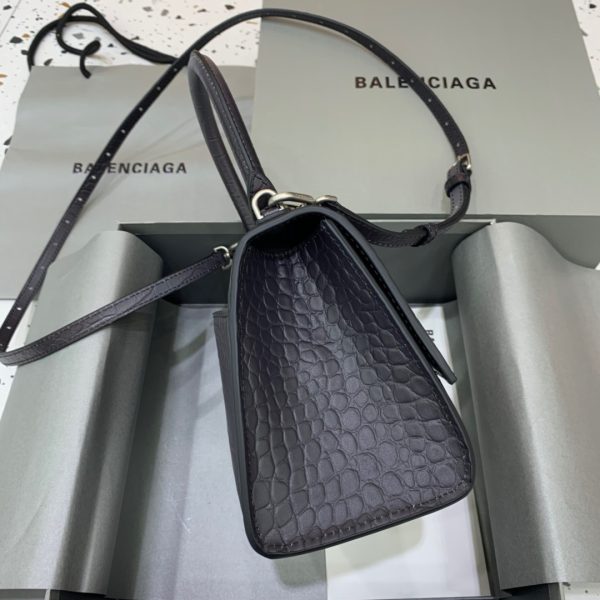 9 balenciaga hourglass small handbag in dark grey for women womens bags 9in23cm 5935462107u1309 9988