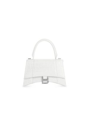 4-Balenciaga Hourglass Small Handbag In White For Women Womens Bags 9In23cm 5935461Lr6y9016   9988