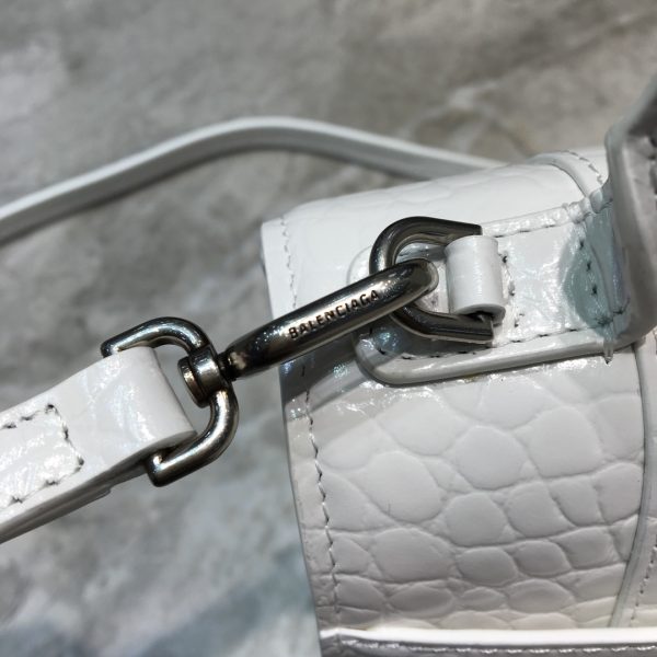 6 balenciaga hourglass small handbag in white for women womens bags 9in23cm 5935461lr6y9016 9988