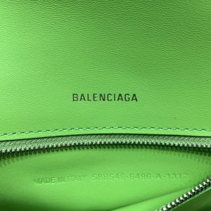 1 balenciaga hourglass small handbag in green for women womens bags 9in23cm 9988