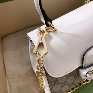 3-Gucci Horsebit 1955 Mini Bag White For Women Womens Bags 8.7In22cm Gg 703848 92Tck 9761   9988