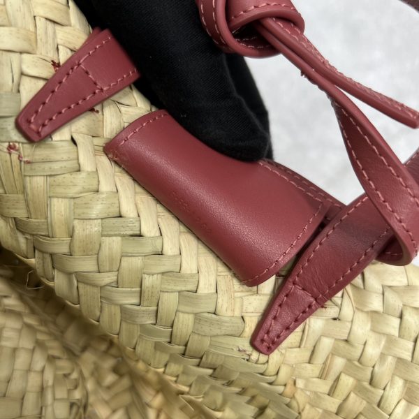 12 celine teen triomphe classic pannier tote dark pink for women 8in20cm 9988