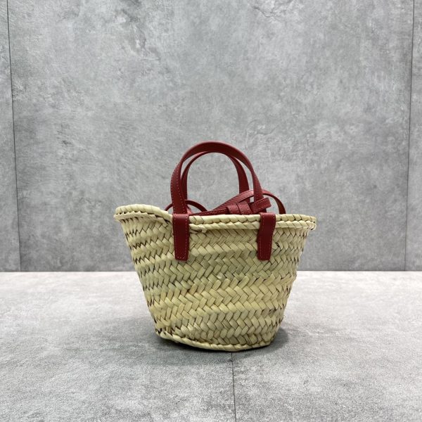 13 celine teen triomphe classic pannier tote dark pink for women 8in20cm 9988
