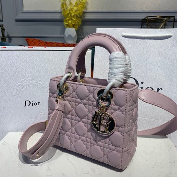 7 christian dior small lady dior bag gold toned hardware lotus pearlescent for women 8in20cm cd 9988