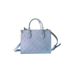 11 louis vuitton onthego pm monogram empreinte lilas purple for women womens bags shoulder and crossbody bags 98in25cm lv m46067 9988