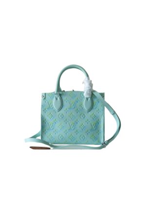 4-Louis Vuitton Onthego Pm Monogram Empreinte Light Green For Women Womens Bags Shoulder And Crossbody Bags 9.8In25cm Lv   9988