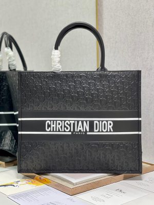 christian dior large dior book tote black for women womens handbags 165in42cm cd m1286zwso m900 9988