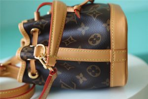 3-Louis Vuitton Nano Noe Monogram Canvas For Women Womens Handbags Shoulder And Crossbody Bags 16Cm6.3In Lv M81266   9988