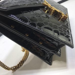 saint laurent cassandra small crossbody bag with stone print black for women 74in19cm ysl 9988