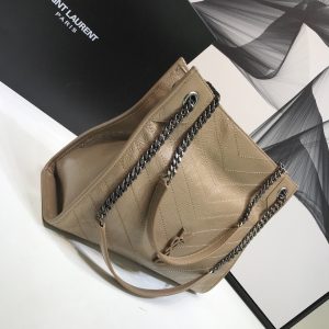 10 saint laurent niki medium shopping bag beige for women 126in32cm ysl 9988
