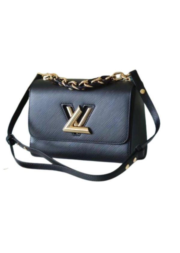 4 louis vuitton twist mm epi black for women womens bags shoulder and crossbody bags 91in23cm lv m59887 9988