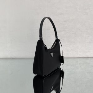 prada reedition 2005 renylon mini bag black for women womens bags 86in22cm 9988