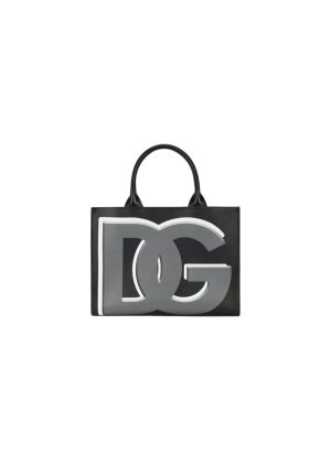 4-Dolce  Gabbana Small Dg Daily Shopper With Dg Logo Print Black For Women 14.6In37cm Dg Bb7023aq276hnsxi   9988