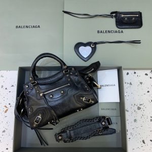 balenciaga neo cagole xs handbag in black for women womens bags 102in26cm 700940210b01000 9988