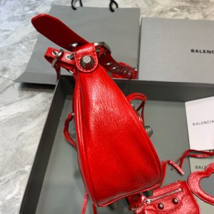 1 balenciaga le cagole xs shoulder bag in red for women womens bags 13in33cm 9988