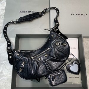 balenciaga le cagole xs shoulder bag in black for women womens bags 13in33cm 9988