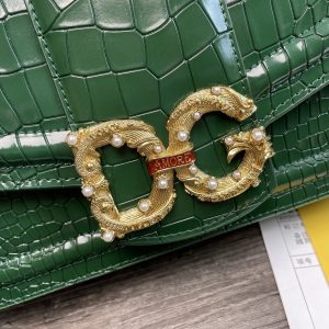 1 dolce gabbana print dg girls bag green for women 106in27cm dg 9988