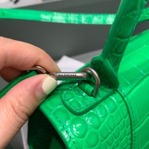 balenciaga hourglass small handbag in green for women womens bags 9in23cm 9988 1