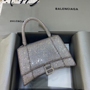 5 balenciaga hourglass xs handbag in grey for women womens bags 74in19cm 59283328d0y1272 9988