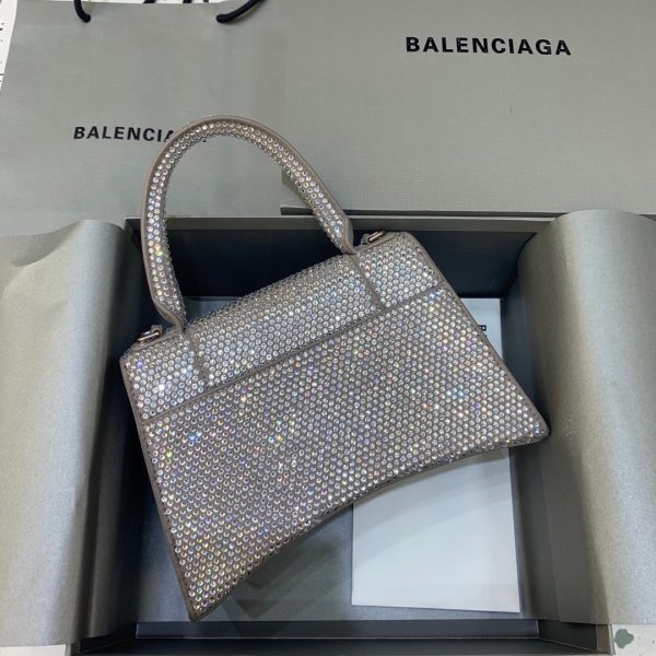 8 balenciaga hourglass xs handbag in grey for women womens bags 74in19cm 59283328d0y1272 9988