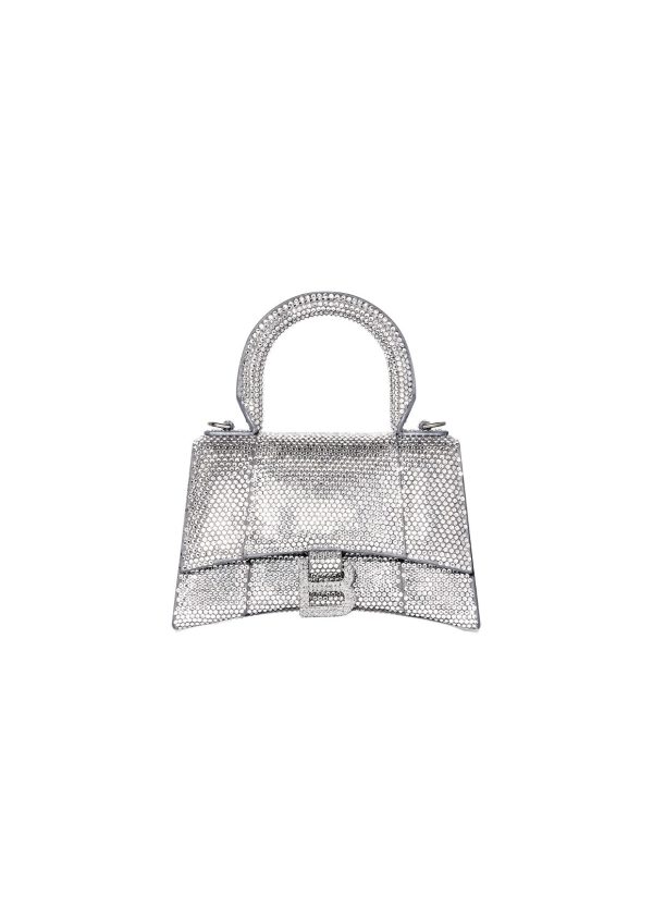 10 balenciaga hourglass xs handbag in grey for women womens bags 74in19cm 59283328d0y1272 9988