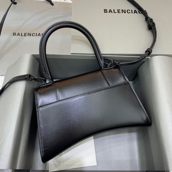 13 balenciaga hourglass small handbag in black for women womens bags 9in23cm 9988 1