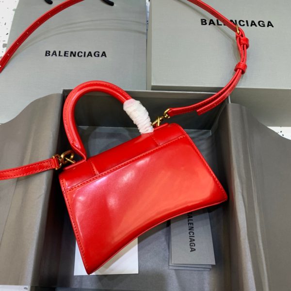 3 balenciaga hourglass xs handbag in red for women womens Puzzle bags 74in19cm 9988