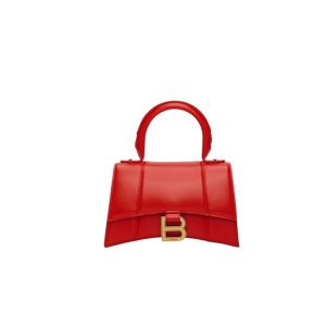 4 balenciaga hourglass xs handbag in red for women womens Puzzle bags 74in19cm 9988