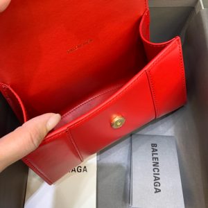 6 balenciaga hourglass xs handbag in red for women womens Puzzle bags 74in19cm 9988