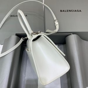 4-Balenciaga Hourglass Small Handbag In White For Women Womens Bags 9In23cm 5928331Qj4y9028   9988