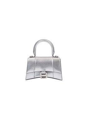11 balenciaga hourglass small handbag in grey for women womens bags 9in23cm 9988 1