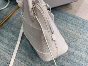 2-Balenciaga Ville Small Handbag In White For Women Womens Bags 10.2In26cm   9988
