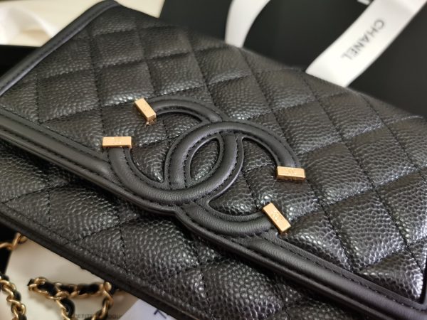 Chanel Coco Woc Crossbody Bag 20Cm Black 9988 Slocog Shop