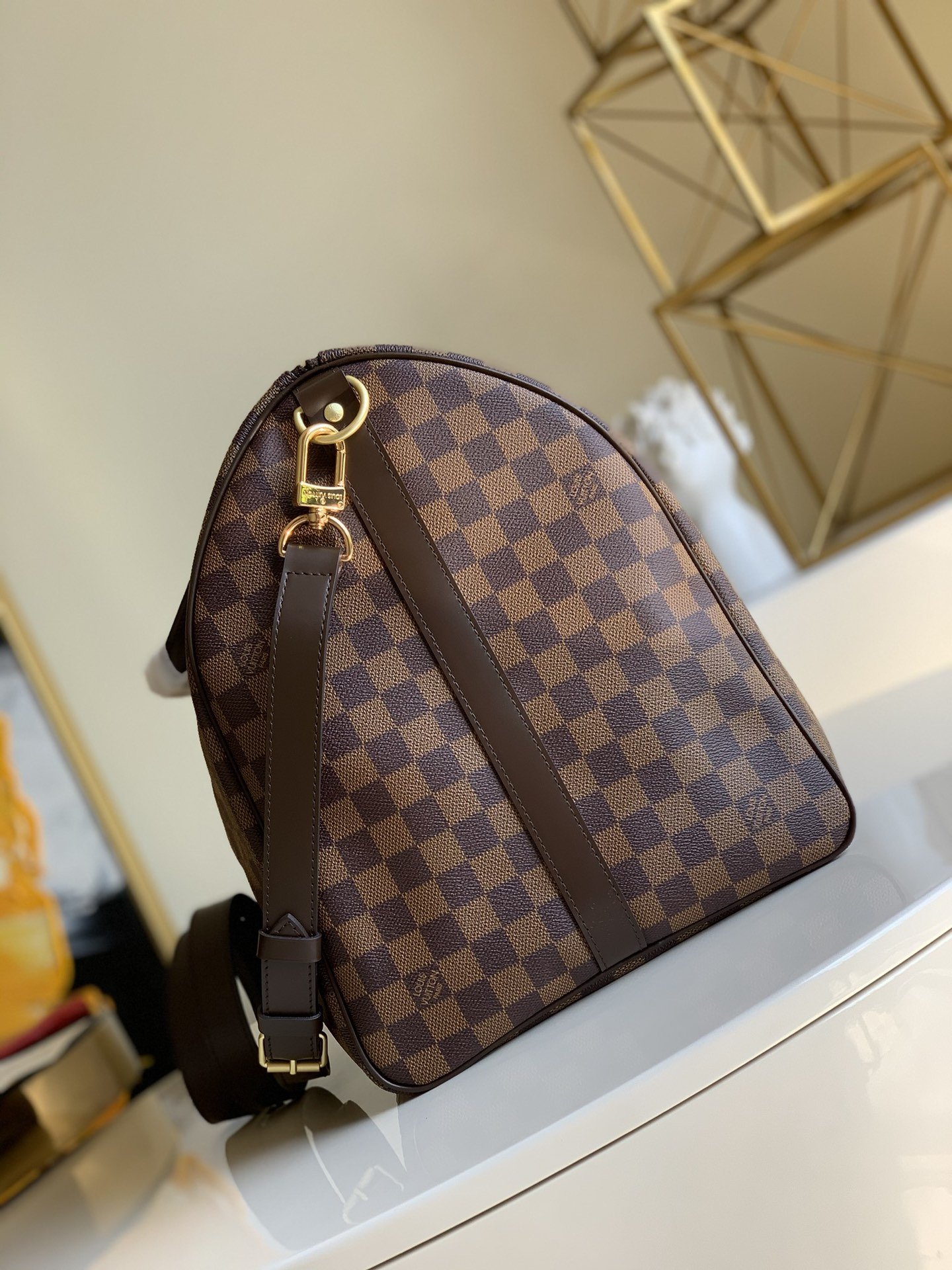 louis vuitton damier 55cm brown 9988