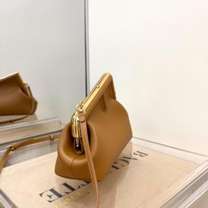 3 Falten fendi first small brown for women womens handbags shoulder and crossbody bags 102in26cm ff 8bp129abvef0nyj 9988