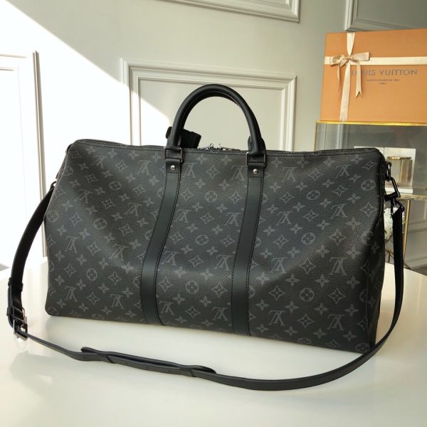 2 louis vuitton luggage bag monogram 50cm black 9988