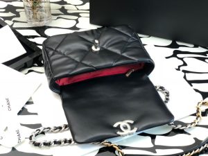 1 chanel classic flap bag black for women 102in26cm 9988