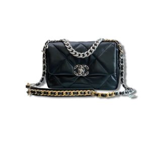 4 chanel classic flap bag black for women 102in26cm 9988