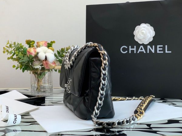14 chanel classic flap bag black for women 102in26cm 9988