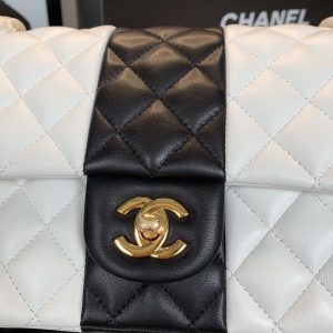 5 chanel mini flap bag white for women 98in25cm 9988