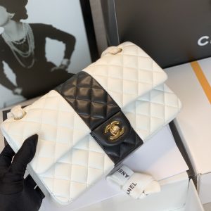 6 chanel mini flap bag white for women 98in25cm 9988