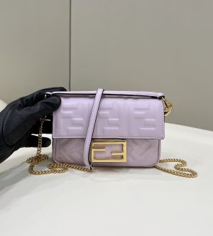 fendi baguette purple for women womens handbags shoulder and crossbody bags 75in19cm ff 8bs017 9988