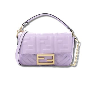 4 fendi baguette purple for women womens handbags shoulder and crossbody bags 75in19cm ff 8bs017 9988