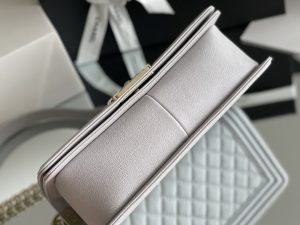 2-Chanel Medium Classic Flap Bag 25Cm Grey For Women A67086   9988